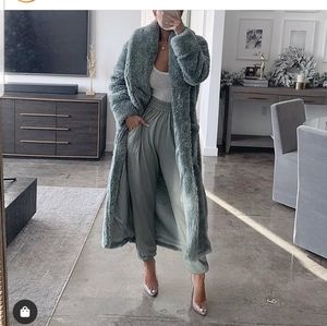 Brand new sage teddy coat by Jluxlabel